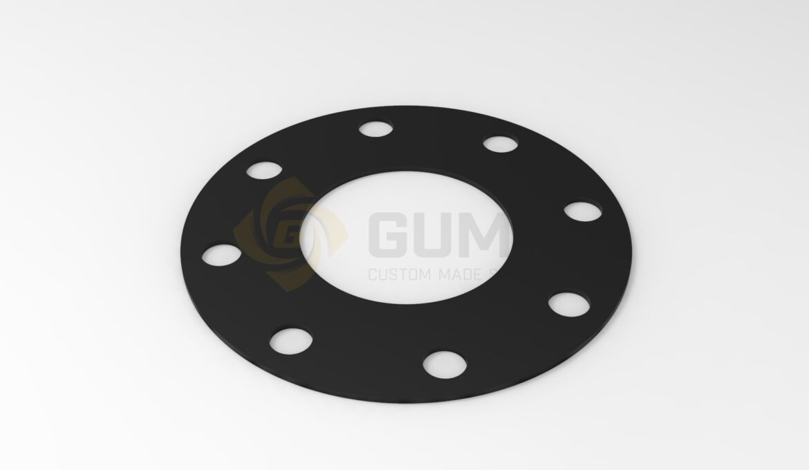 Flange rubber gasket