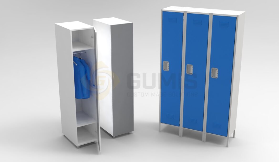 Crew lockers in various dimensions and materials