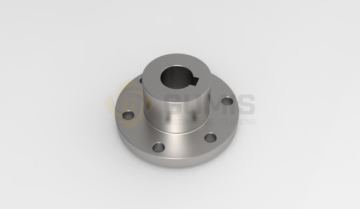 Coupling connection flange